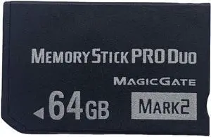 Original MS 64GB Memory Stick Pro Duo (MARK2) for PSP 1000 2000 3000 /Camera Memory Cards