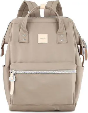 himawari Laptop Backpack for Women&Men Travel With USB Charging Port Large Business Bag Water Resistant College Computer Doctor (1881-Khaki, Regular)