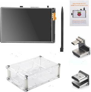 OSOYOO 3.5inch Touch Screen LCD Display HDMI Monitor for RPI with Stylus Pen and Protective Case Support Raspberry Pi 4 2GB / 4GB / 8GB 2 3 Model B B+