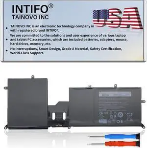 INTIFO 76Wh Y9M6F Laptop Battery Compatible with Dell Alienware M15 R2 P87F ALW15M-R4958W D4505B D4725B D4728W D4746W D4958W M17 R2 P41E R2-C7XD9 Series 08K84Y 0YM9KC [11.4V 76Wh 6-Cell]