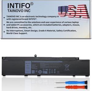 INTIFO 68Wh MV07R Laptop Battery Compatible with Dell G3 15 3500 3590 3700 3790 G5 15 5500 5505 SE Series Notebook 72WGV 072WGV W5W19 0W5W19 JJRRD 0JJRRD 266J9 PN1VN M4GWP 152V 68Wh 4Cell