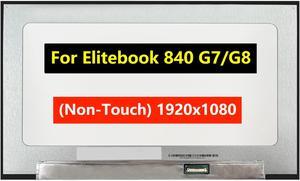 TFTcenter Screen Replacement for HP Elitebook 840 G7,840 G8, 845 G7, P/N M07093-001, M07092-001, M36315-001 14.0" FHD 1080P IPS LCD LED Laptop Display Panel with Tape