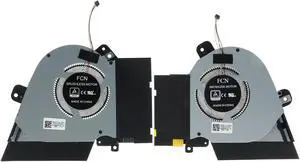 Replacement CPU & GPU Cooling Fan for ASUS ROG Zephyrus GU502GW GU502GV GU502GV-BI7N10 GU502LW GU502LW-BI7N6 GU502LV GU502LWS GX502GW GX502GV Gx502lws FLGN FL6G FMJC, FLG9 FL6H FMJD 12V 1A