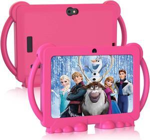 YOBANSE Kids Tablet, 7 inch Tablet for Kids 3GB RAM 32GB ROM Android 11.0 Toddler Tablet with Bluetooth, WiFi, GMS, Parental Control, Dual Camera, Shockproof Case, Educational, Games(Pink)