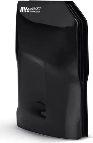 Mercku M6a Mesh Wi-Fi 6 Router for Wireless Internet 1 Pack Covers up to 3,000 sq.ft. Can Add More Units to Form a Mesh Wi-Fi System, Dual-Band Gigabit Router, App Control, AX1800, Cosmo Black