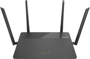D-Link WiFi Smart Router AC1900 Wireless Dual Band MU-MIMO Powerful Dual Core Processor Fast Gaming & 4K Streaming Reliable Coverage (DIR-878), Black