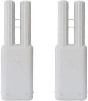 Mikrotik OmniTIK 5 PoE (RBOmniTikUPA-5HnD) 2-UNITS weatherproof outdoor Access Point with dual-polarized omni antennas, 5xEthernet ports with PoE output, 802.11a/n wireless radio