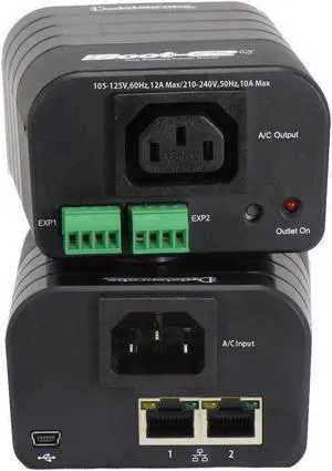 Dataprobe iBoot-G2S Web IP Power Switch, 12 AMPs at 105-125 VAC, Built-in 2 Port Network 10/100 Switch, Remote Power Switch, Cloud Controlled. Remote Devices Remotely