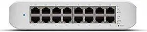 Ubiquiti USW-LITE-16-POE UniFi Switch Lite 16 Port Gigabit Managed Switch with 8 POE+ Ports