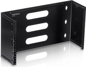TRENDnet 6U 19-inch Hinged Wall Mount Bracket for Patch Panels and PDU Power Strips, TC-WP6U, Supports EIA-310, Steel Construction,Use with TRENDnet TC-P24C6 & TC-P16C6 Patch Panels(Sold Separately)