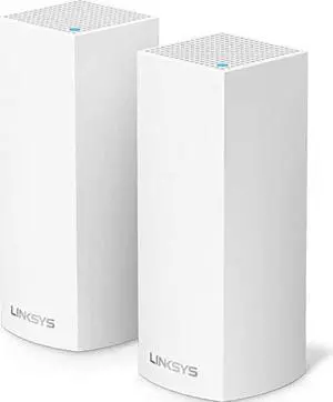 Linksys Velop Mesh Home WiFi System, 4,000 Sq. ft Coverage, 40+ Devices, Speeds up to (AC2200) 2.2Gbps - WHW0302