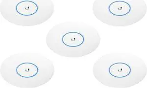 Ubiquiti UniFi nanoHD Compact 802.11ac Wave2 MU-MIMO Enterprise Access Point (UAP-NanoHD-US) (5-Pack)