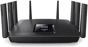 Linksys WiFi 5 Router, Tri-Band, 3,000 Sq. ft Coverage, 25+ Devices, Speeds up to (AC5400) 5.4Gbps - EA9500