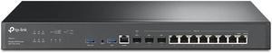 TP-Link ER8411 | Enterprise Wired 10G VPN Router | Up to 10 WAN Ports | High Network Capacity | SPI Firewall | Support Omada SDN | Load Balance | Lightning Protection | 5 Year Manufacturer Warranty