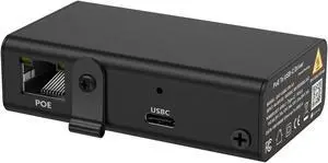 PoE Texas Gigabit PoE+ to USB-C 3.0 Power and Data Delivery for 25w Tablets - 802.3at Power Over Ethernet Adapter - Active PoE Adapter for iPad Pro 12.9, Surface Go, Galaxy Tab at POS Stations, Kiosks