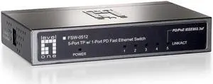 5PORT Tp with 1PORT Poe Switch Wall Mountable