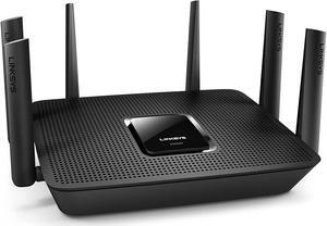 Linksys WiFi 5 Router, Tri-Band, 3,500 Sq. ft Coverage, 25+ Devices, Speeds up to (AC4000) 4.0Gbps - EA9300