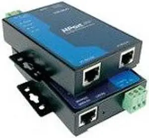 MOXA NPort 5210 w/Adapter 2 Port Serial Device Server, 10/100M Ethernet, RS-232, RJ45 8pin, 15KV ESD, 110V 230V