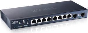 Zyxel 8-Port Multi-Gig 2.5G Cloud/Smart Managed Switch with 2 x10G SFP+ | Desktop or Wall Mount [XMG1915-10E]