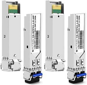 OPSTRAN 1000BASE-LX/LH SFP Optical Transceiver Module Compatible with HPE Aruba J4859D J4859DCM JL746A /ProCurve J4859C J4859B J4859A 1310nm 20km DDM Duplex LC SMF 4 Pack