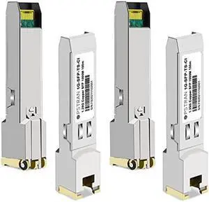 OPSTRAN 1000BASE-T SFP to RJ-45 Copper Transceiver Module Compatible with Cisco GLC-T SFP-GE-T 100m cat5e/6 4 Pack