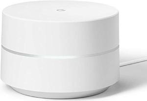 Google WiFi System, 1-Pack - Router Replacement for Whole Home Coverage - NLS-1304-25,white