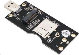 NGFF(M.2) to USB 3.0 Adapter with SIM 8pin Card Slot for 3G/4G/5G Module