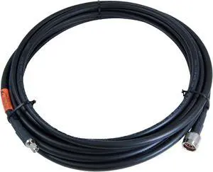JEFA Tech 25 Feet SMA Male to N Male - Premium 400 Flex Low Loss Cable, for External Antennas with N Female Connectors, 4G LTE, 5G Modems/Routers, Ham Radio, ADS-B, Meshtastic CA-400F-NM-SMA-25