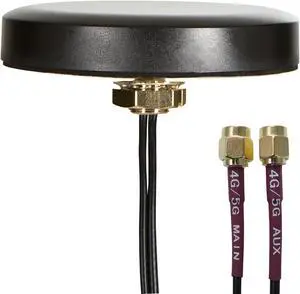 Proxicast Ultra Low Profile MIMO 4G / 5G Omni-Directional Screw-Mount Puck Antenna for Verizon, AT&T T-Mobile (and Others) Modems & Routers with SMA External Antenna Jacks (ANT-122-S02)