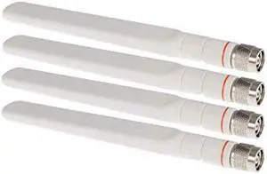 RW RoutersWholesale 2.4GHz / 5GHz Dual-Band (RP-TNC) Antenna Compatible/Replacement for Cisco AIRONET AIR-ANT2524DW-R= (White) 20PACK