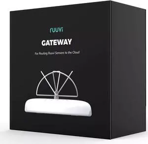 Ruuvi Gateway sensor data router for RuuviTag sensors. Connect using Wi-Fi/Ethernet and receive data and alert anywhere via Internet. View data from iPhone/Android/Web Dashboard.