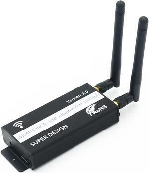 Mini PCI-E to USB Adapter with SIM Card Slot, WWAN/LTE Module Upgrade for 3G / 4G Network Card