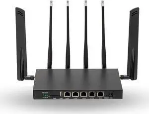 TAKTIKAL 4G LTE CAT16 Dual-Band Openwrt Wi-Fi Sim Router for Home & Business with MIMO, Band Lock, OpenVPN, Zero-Tier, & TTL - Plug and Play Connection on AT&T, T-Mobile, & Verizon (CAT16)