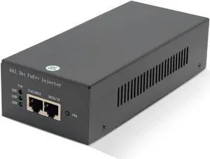 ThePoEstore High Power Gigabit PoE Injector 90W,Ethernet Switch PoE++ Injector Adapter,10/100/1000Mbps,IEEE 802.3af/at/bt Compliant, UL listed,Up to 100M(328 feet)