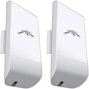 Ubiqui Networks Nanostation M5 Locom5 Indoor/Outdoor Airmax Cpe 5Ghz High-Power 2X2 Mimo Point To Point Ptp Bridging (2-Pack)