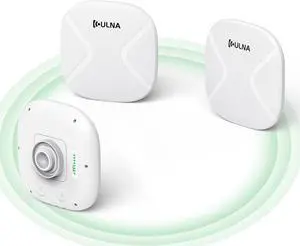 3 Pack Wireless Bridge Gigabit WiFi Bridge Outdoor, ULNA CPE802T Dual Band Point to Point/Multipoint Wireless Bridge, 5KM Long Range Extend Internet to Shop Barn Farm
