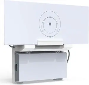 VOMENC 2 in 1 Wall Holder Mount Kit Compatible with Starlink Gen 3 Router and Starlink Power Supply,Suitable for StarLink Internet Set Satellite ABS Stability Wall Bracket Accessories(White)