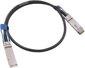 Wiitek 100GbE QSFP28 DAC Twinax Cable, 1 Meter 100GBASE-CR to QSFP28 Passive Copper Cable, Compatible for Mellanox MCP1600-C001, With Blue Pull Tab