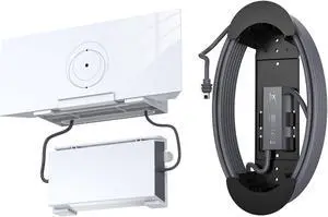 XLTTYWL Starlink V3 Mount, Starlink Gen 3 Router Wall Mount with Starlink Power Supply, Starlink Cable Caddy Mounting Kit for Starlink V3 Standard Dishy