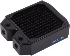Alphacool NexXxos XT45 Full Copper Radiator120, 120mm x 1, Single Fan, Black