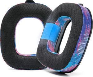 WC Freeze A40- Hybrid Fabric Cooling Gel Replacement Earpads for Astro A40 TR Only, Made by Wicked Cushions, Improved Durability, Thickness and Sound Isolation | Speed Racer