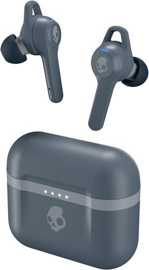 Skullcandy Indy Evo In-Ear Wireless Earbuds, 30 Hr Battery, Microphone, Works with iPhone Android and Bluetooth Devices - Grey