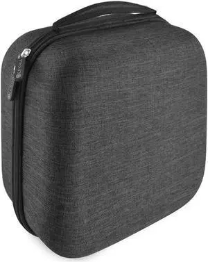 Geekria Shield Headphones Case for Large Sized Over-Ear Headphones, Replacement Hard Shell Travel Carrying Bag with Cable Storage, Compatible with Denon AHD9200, AHD7200, Sony Headsets (Dark Grey)