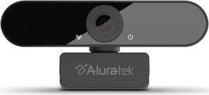 Aluratek HD 1080P Video Webcam for PC, MAC, Desktop & Laptop, Video Call, Conference, USB (AWC03F)