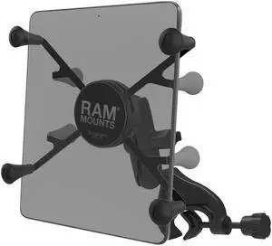 RAM Mounts X-Grip Mount with Yoke Clamp Base for 7"-8" Tablets RAM-B-121-UN8U