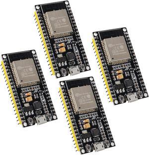 Alinan 4pcs 38Pin ESP32 Development Board ESP-32S Microcontroller Processor Integrated 2-in-1 Microcontroller ESP-WROOM-32 Chip CP2102 WiFi NodeMCU-32S ESP-WROOM-32