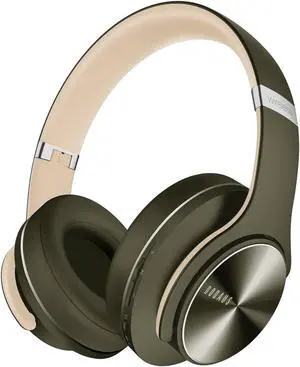 DOQAUS Bluetooth Headphones Over Ear, 90H Playtime Wireless, 3 EQ Modes, HiFi Audio & Deep Bass, ENC Noise Isolating Mic, Soft Earpads for Phone/PC