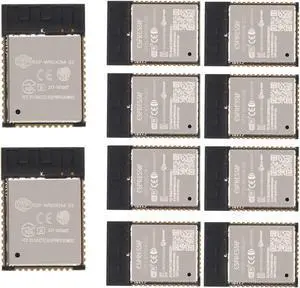 DORHEA 10PCS ESP-WROOM-32D ESP32 Bluetooth and WiFi Low Power Module integrates ESP32-D0WD Generic Wi-Fi+BT+BLE MCU Modules for Voice Encoding Music Streaming and MP3 Decoding