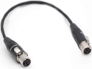 Eonvic TA4F Mini XLR 4 Pin Female Pro Audio Cable for ARRI cameras (30cm)