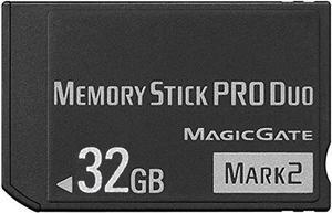 GYWY Original MS 32GB Memory Stick Pro Duo (MARK2) for PSP Camera Memory Card